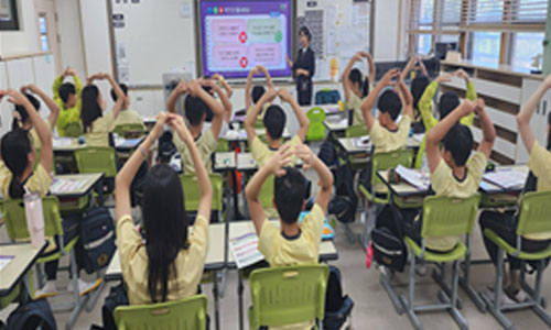 초등학교 방문 생명존중 교육 현장